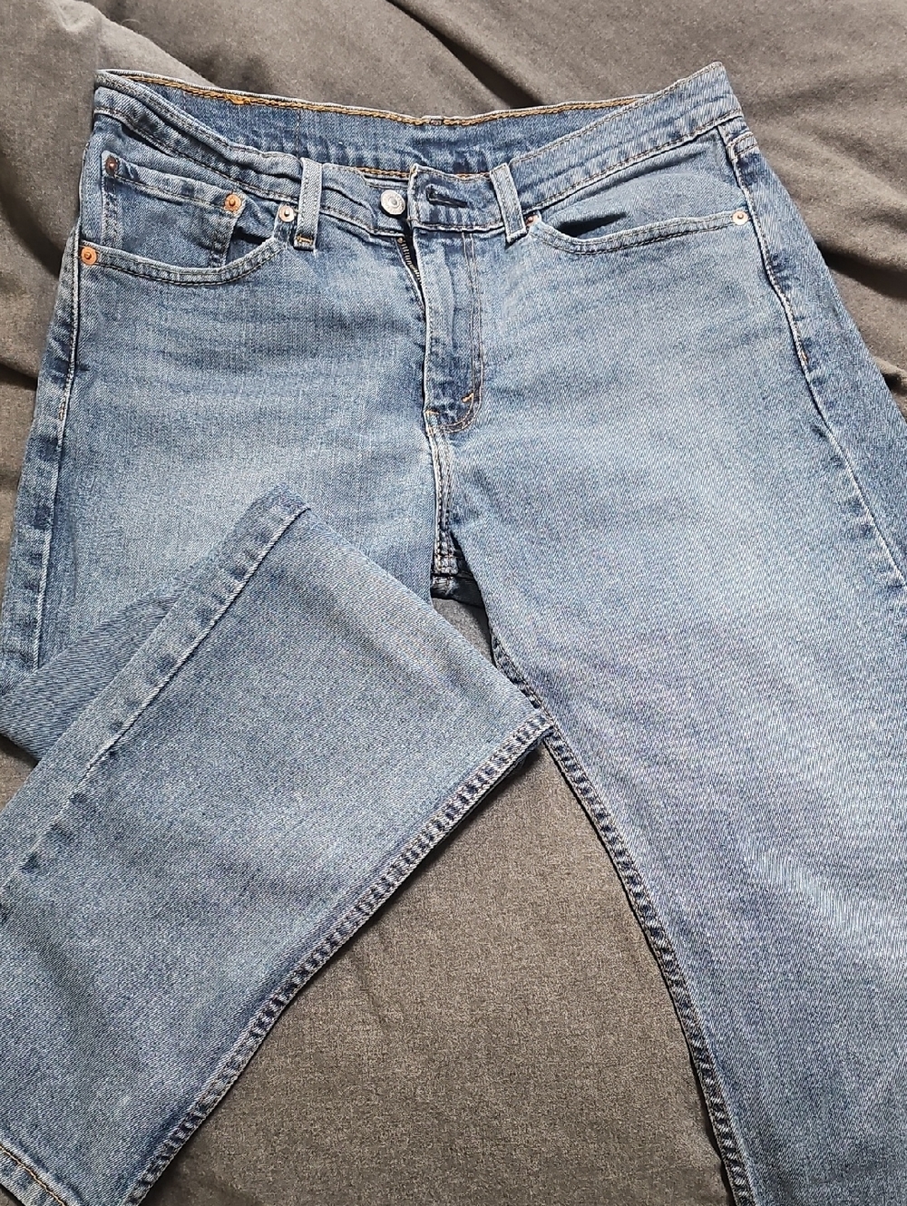 Levi's Men’s 505's Light Blue Straight Jeans